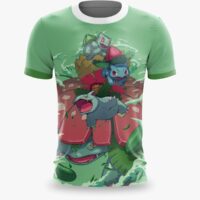 Camiseta Pokémon Bulbasaur Ivysaur Venusaur Unissex Nerd Geek Otakus