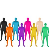 Macacão Roupa Chroma key Verde, Bege, Amarelo, Rosa, Roxo, Azul, Laranja e Preto Fotografia Cinematográfica