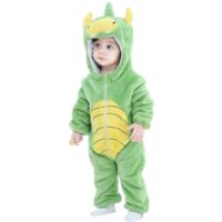 Roupinha Macacão Pijama Dinossauro Bebê Longo Macio Parmalat
