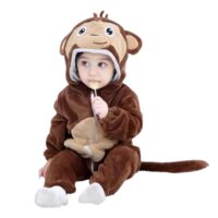 Roupinha Macacão Pijama Macaquinho Bebê Longo Macio Parmalat